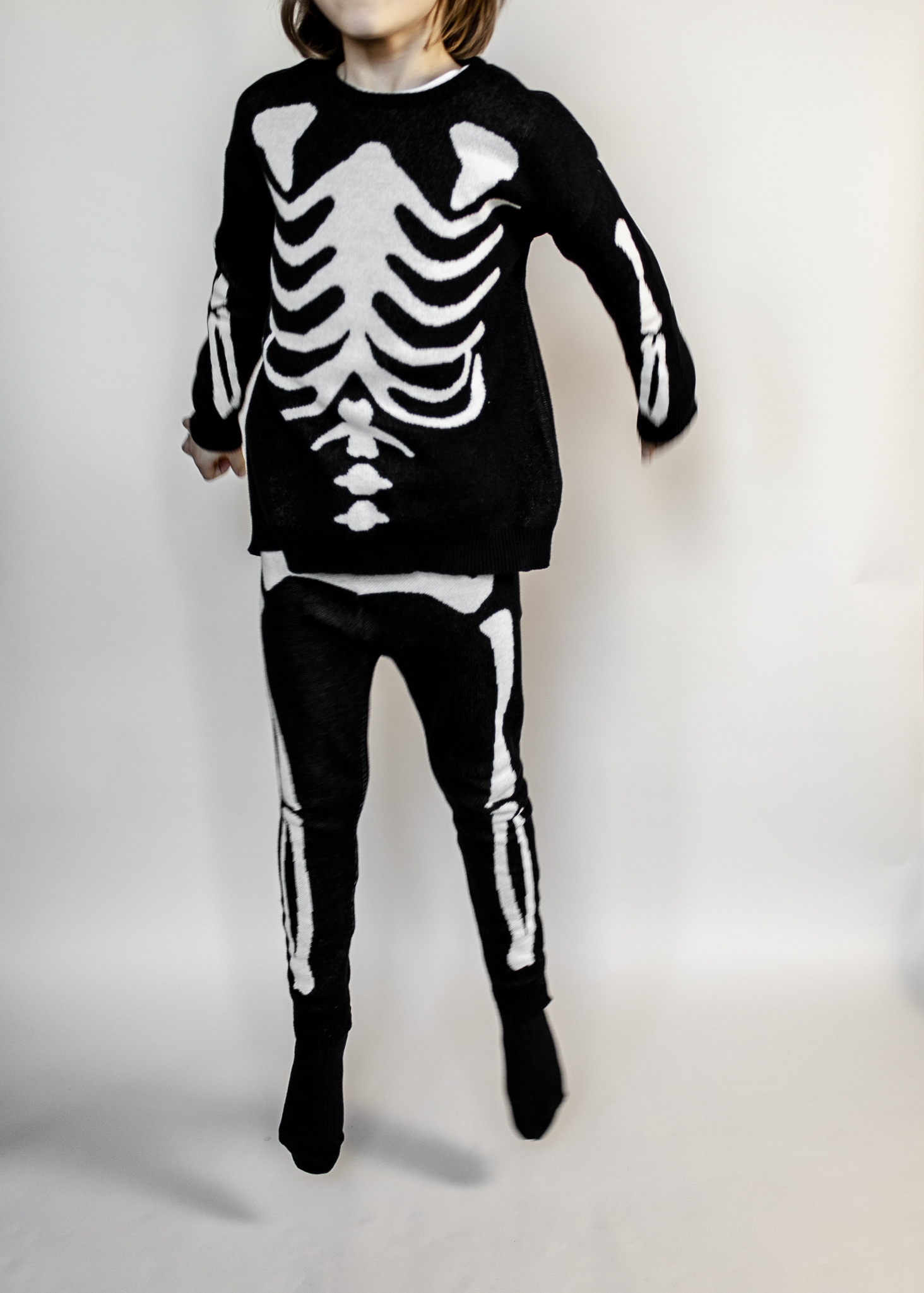                                                                                                                       Knit Tracked Suit Sweater - Skeleton